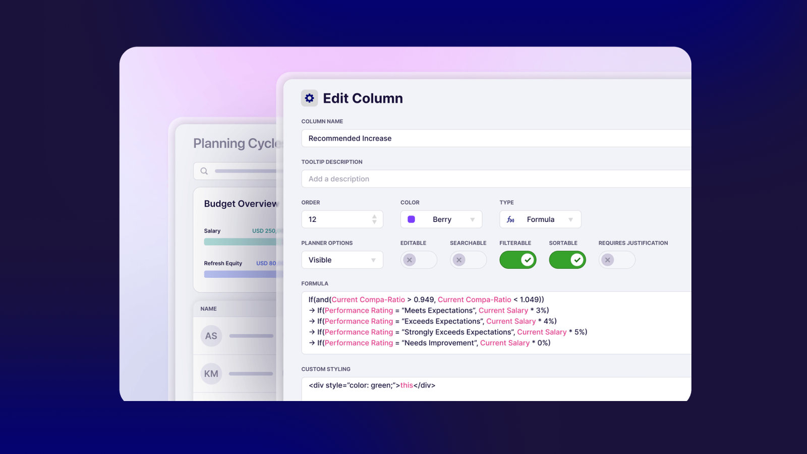 compensation cycle software